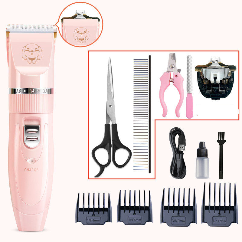 KFX-4200893 Electric Clippers for Pets - Versatile Grooming Tools for Dogs, Cats, and Rabbits with Multiple Blade Options