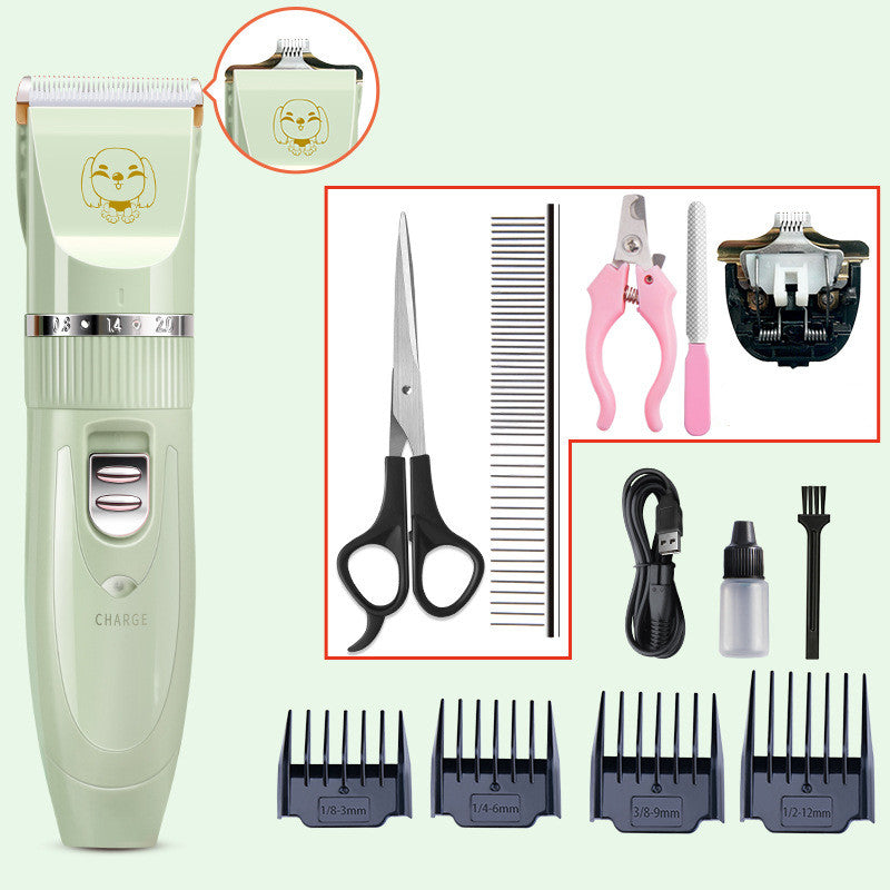 KFX-4200893 Electric Clippers for Pets - Versatile Grooming Tools for Dogs, Cats, and Rabbits with Multiple Blade Options