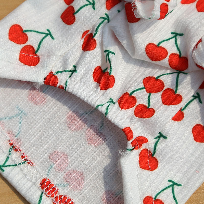 KFX-4203453 Dog Print Shirt Coat in White and Pink, Fashionable Polyester Design
