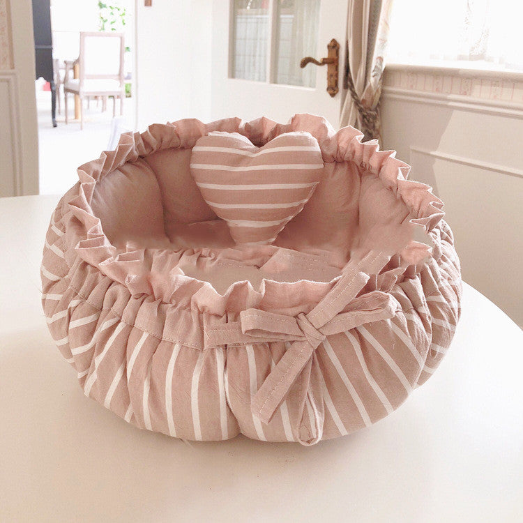 KFX-4205117 Small Dog and Cat Kennel - Soft Cotton Pet Bed with Elastic Filling and Easy Care