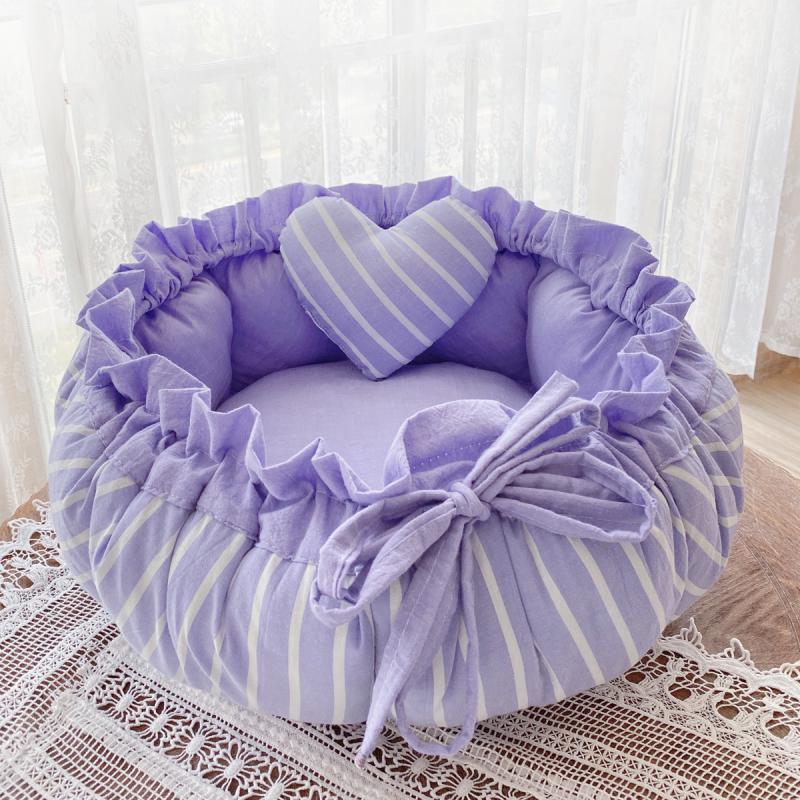KFX-4205117 Small Dog and Cat Kennel - Soft Cotton Pet Bed with Elastic Filling and Easy Care