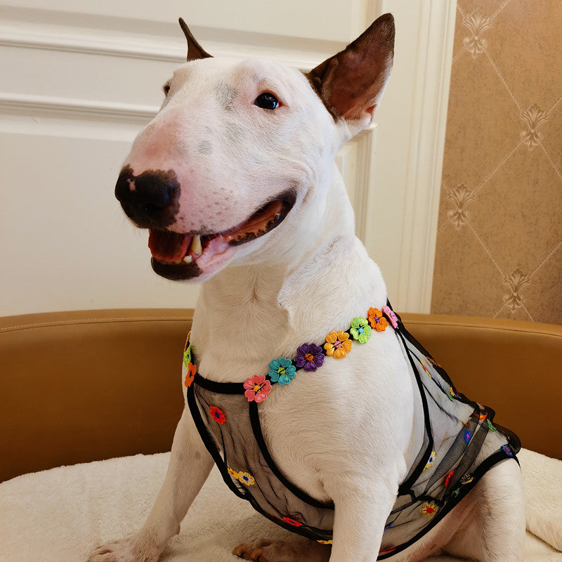 KFX-4205629 Breathable Floral Pet Apparel for Dogs in Multiple Sizes