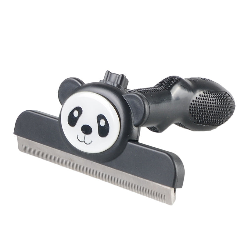 KFX-4206653 Pet Hair Removal Comb with Adjustable Blade Sizes for Effective Grooming