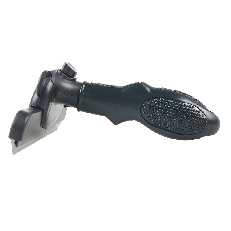 KFX-4206653 Pet Hair Removal Comb with Adjustable Blade Sizes for Effective Grooming