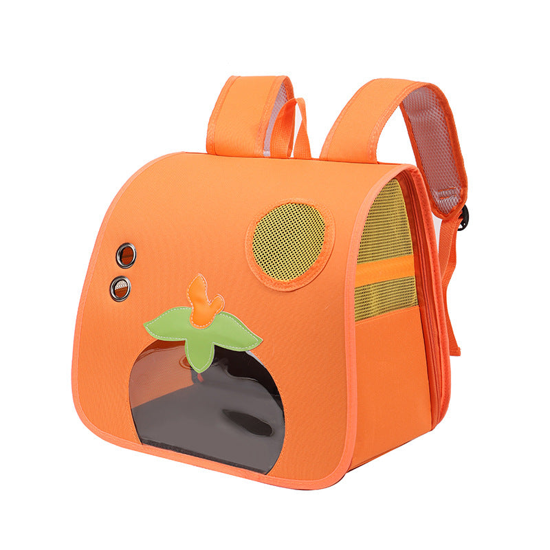 KFX-4207293 Large Capacity Lightweight Pet Backpack with Cartoon Design for Cats - Comfortable and Breathable, Nylon Material