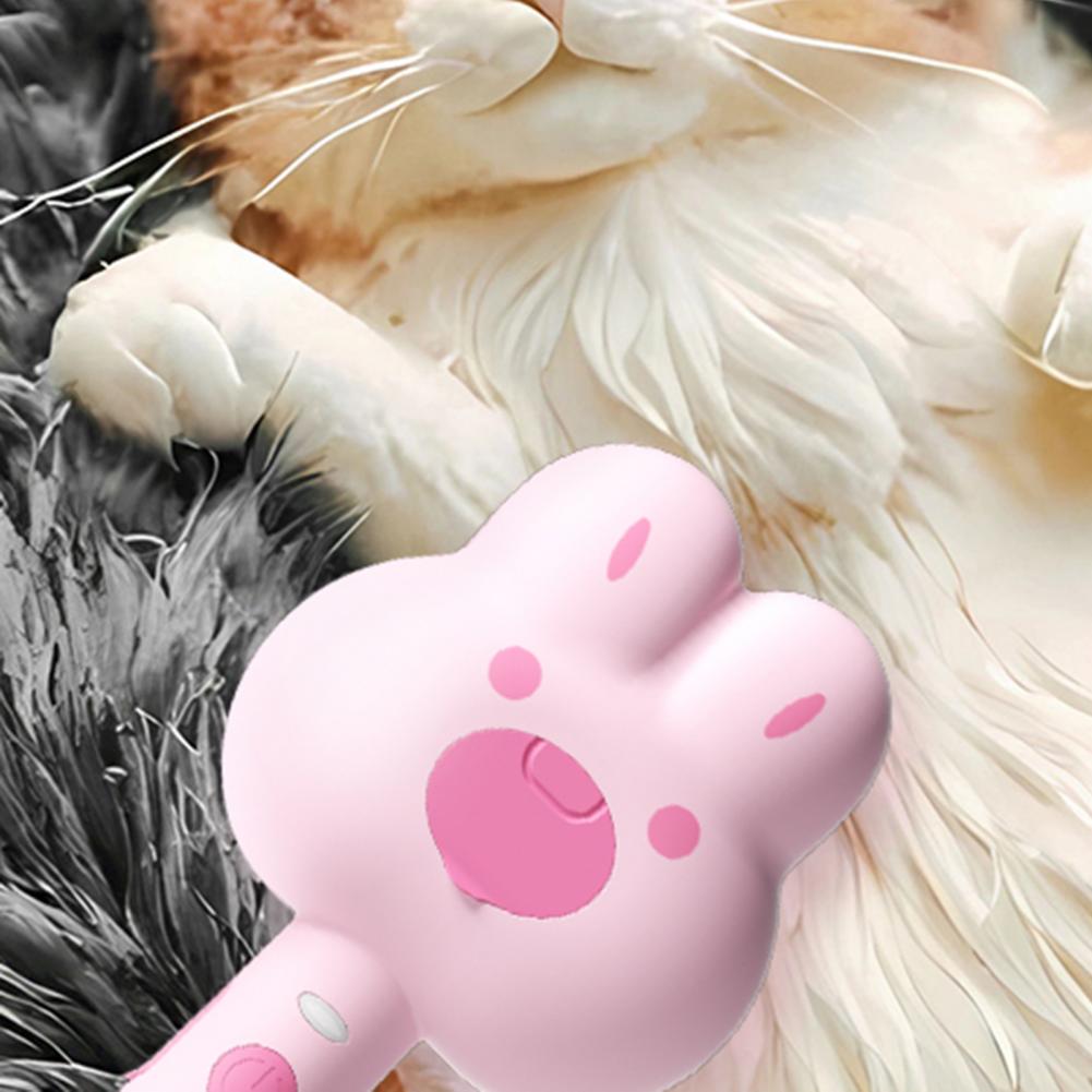 KFX-4208317 Rechargeable Cat Spray Comb with Hot Steam Technology for Effective Grooming and Shedding Control