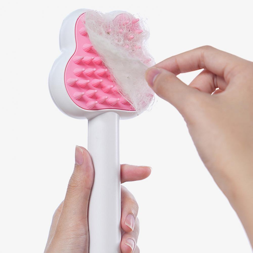KFX-4208317 Rechargeable Cat Spray Comb with Hot Steam Technology for Effective Grooming and Shedding Control
