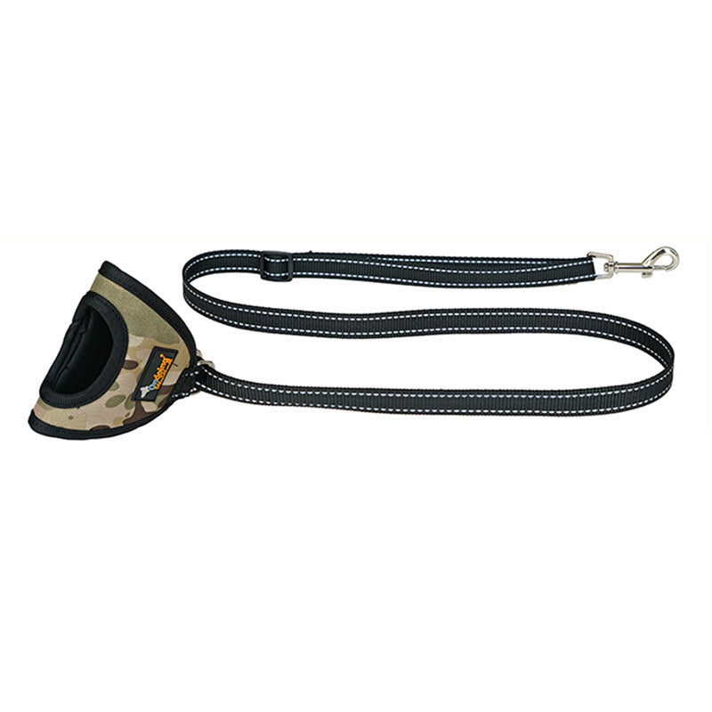 KFX-4216381 Reflective Dog Harness with Adjustable Traction Tape - 140cm Rope Length, Camouflage Colors