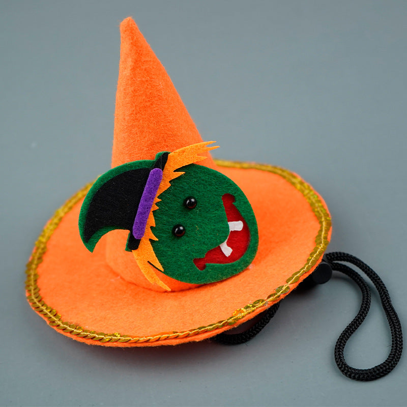 KFX-4220733 Halloween Pet Hat - Non-Woven Fabrics for Festive Costumes, Available in Various Fun Designs