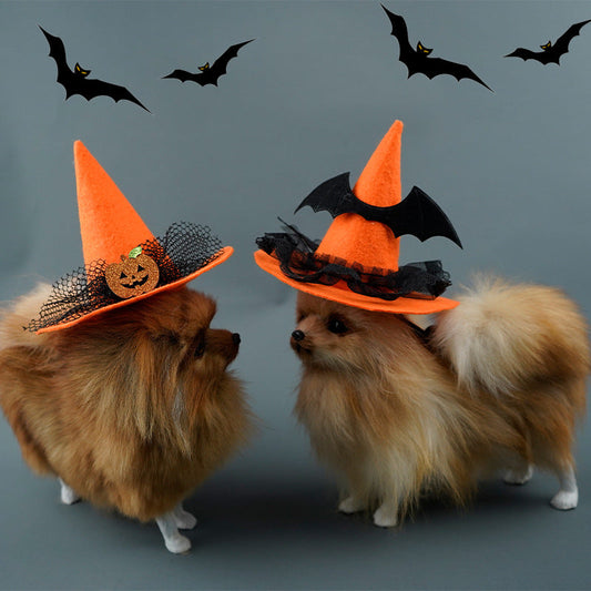 KFX-4220733 Halloween Pet Hat - Non-Woven Fabrics for Festive Costumes, Available in Various Fun Designs