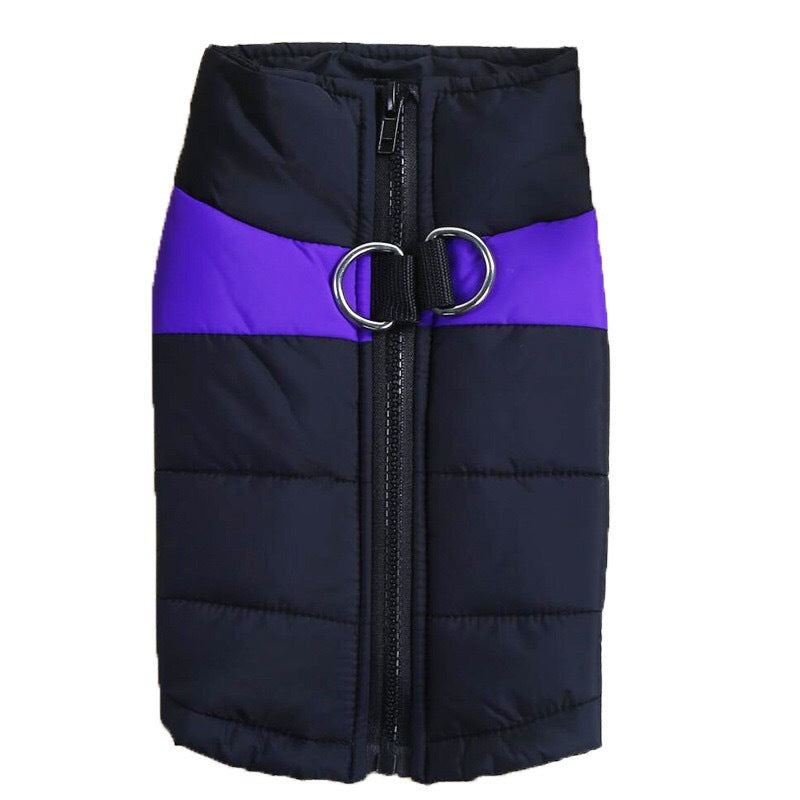 KFX-4222909 Two-Legged Cotton Padded Jacket for Small and Medium Dogs - Warm Vest in Multiple Colors