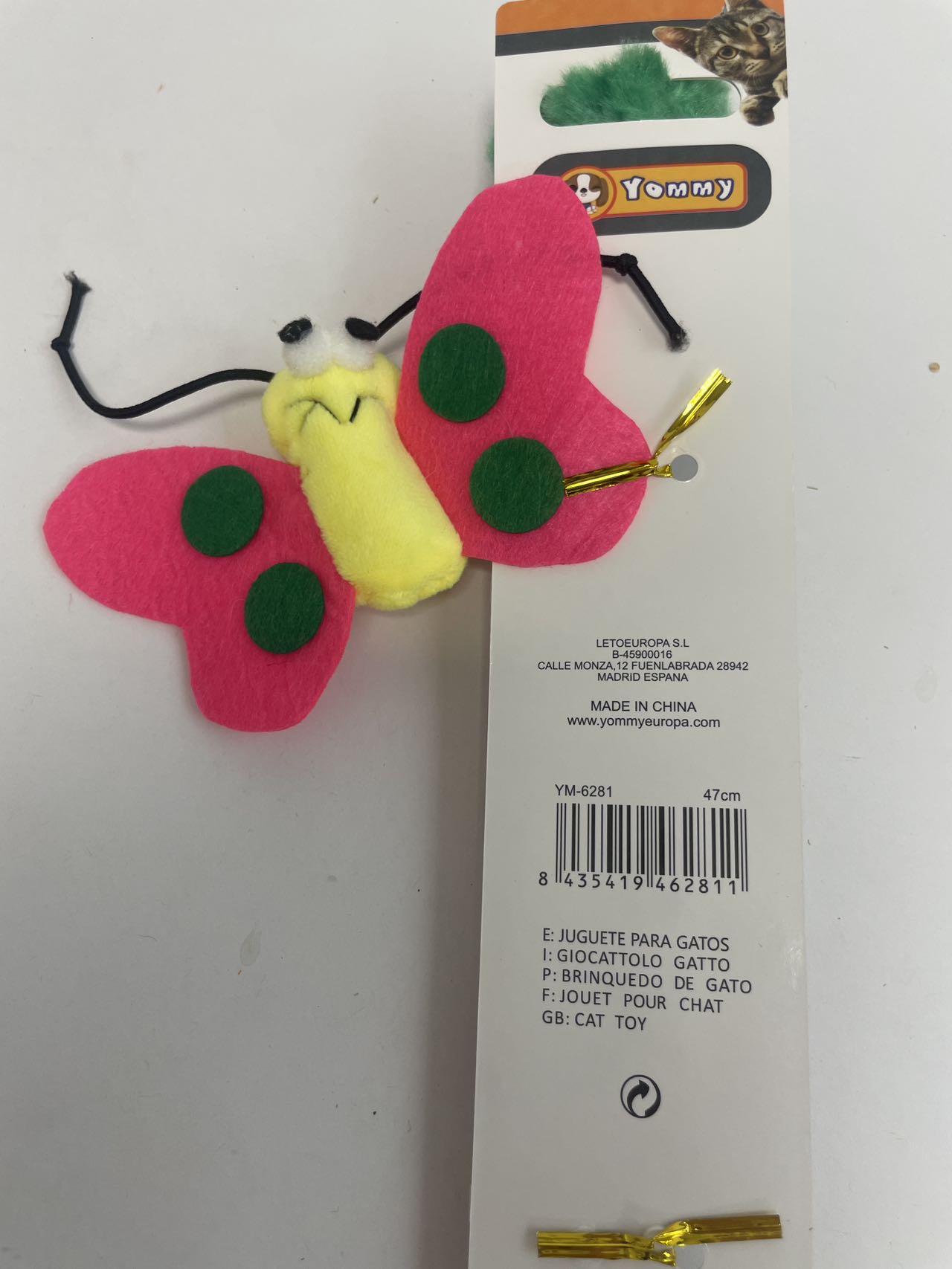KFX-4223165 Funny Cat Stick Toy for Playful Feline Entertainment