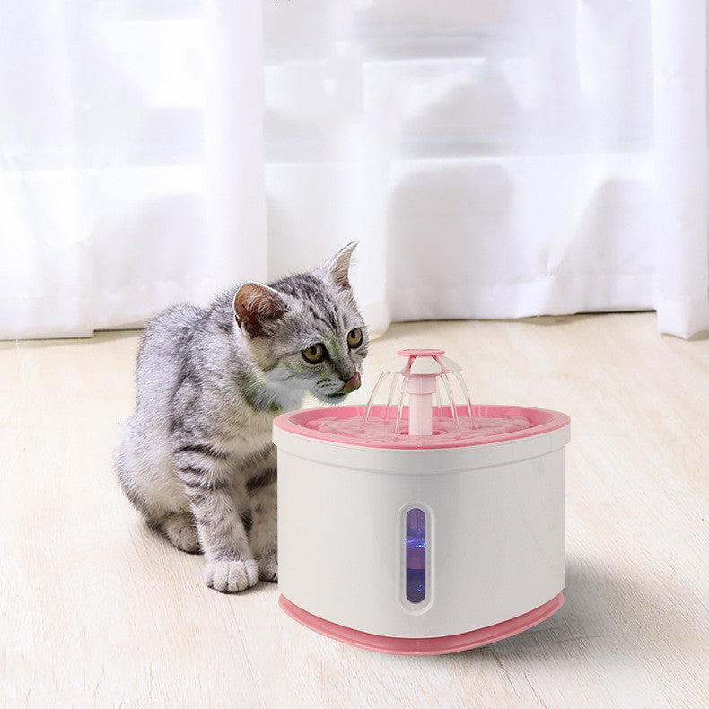 KFX-4228157 Automatic Pet Water Fountain with LED Light – 2L Capacity, BPA-Free, 3 Flow Settings, Silent Pump