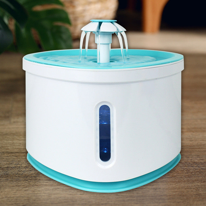 KFX-4228157 Automatic Pet Water Fountain with LED Light – 2L Capacity, BPA-Free, 3 Flow Settings, Silent Pump