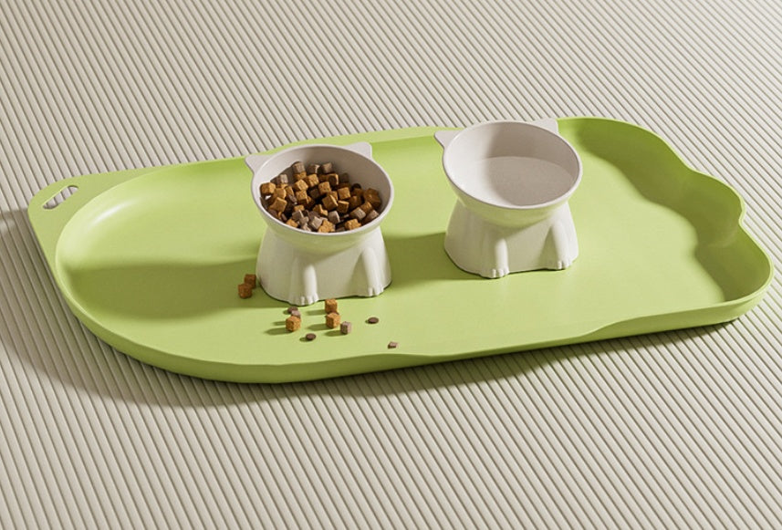 KFX-4228285 Extra-Large Waterproof Non-Slip Meal Mats for Dogs and Cats, Stain-Resistant and Easy to Clean