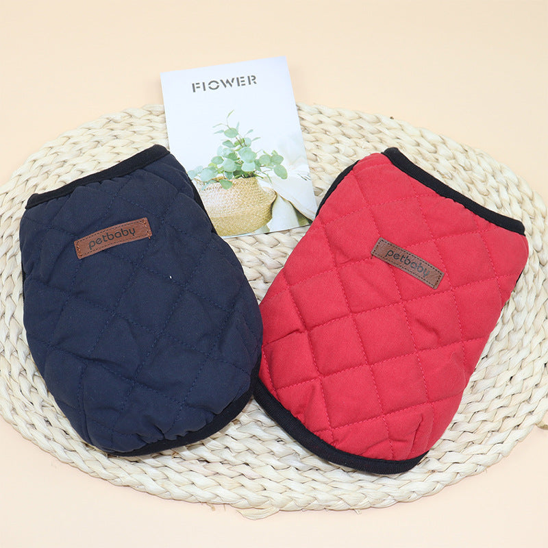 KFX-4228669 Navy, Red, and Beige Acrylic Vest Coat for Stylish Layering - Sizes XS to XXL