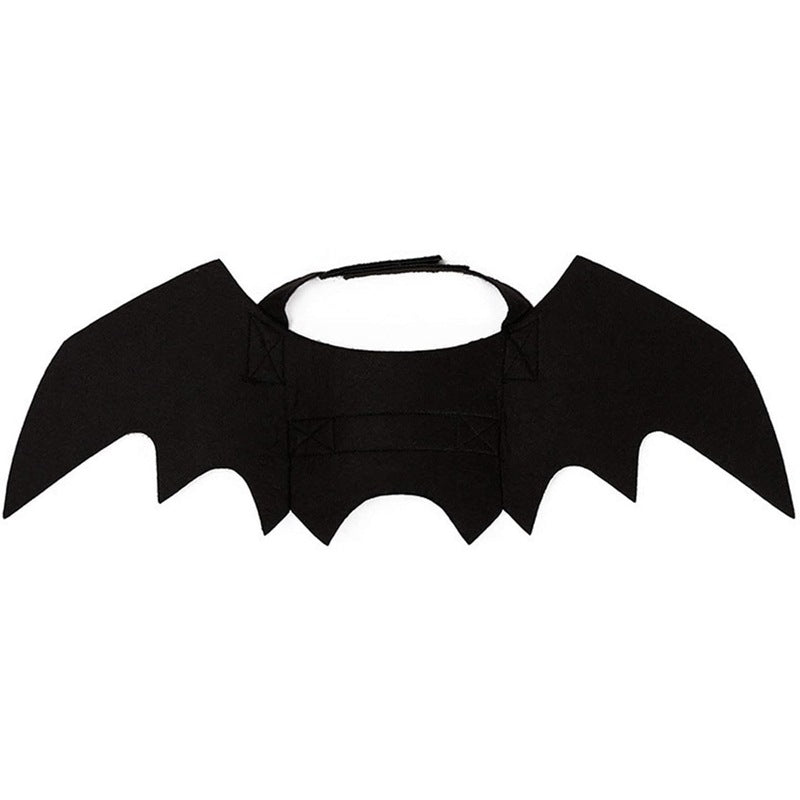 KFX-4229693 Halloween Pet Bat Wings Costume for Cats and Dogs – Lightweight Felt Fabric Decoration