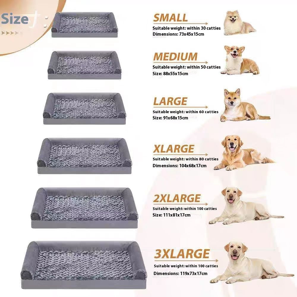 KFX-4232125 Universal Thickened Dog House - Four Seasons, Light/Dark Gray, Multiple Sizes Available