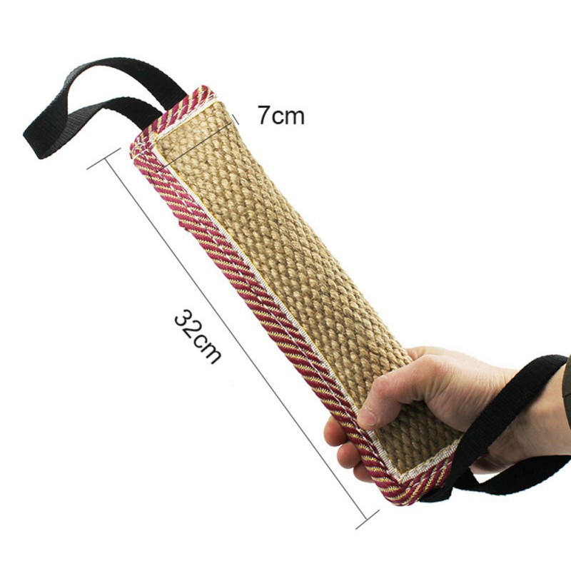 KFX-4232893 Hemp Dog Training Bite Stick - 30 cm Length, 7 cm Width