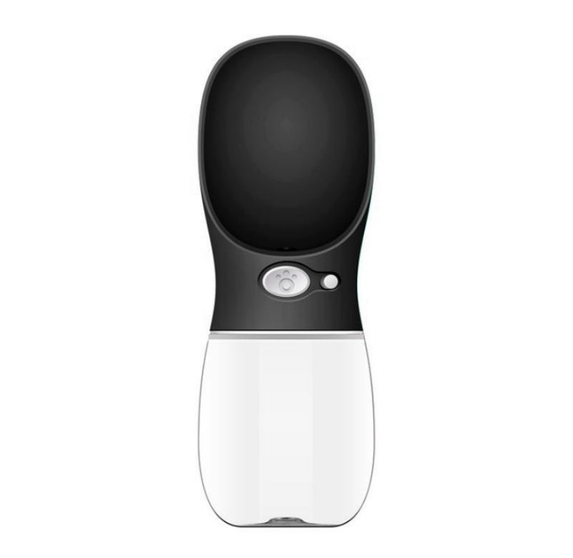 KFX-4233917 Portable Dog Water Bottle with Anti-Bacterial Material and One-Touch Waterproof Design, 350ml Blue