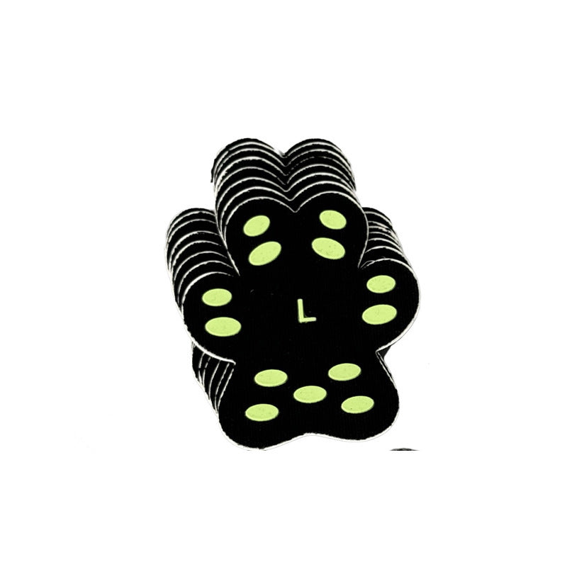 KFX-4234685 Breathable Silicone Cloth Dog Claw Protection Footstickers - 8 Pack Sizes S & M