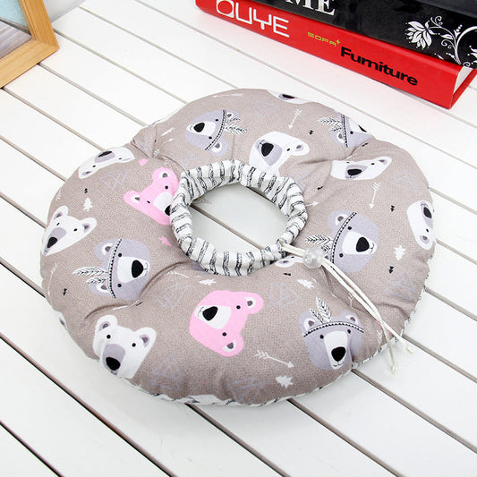 KFX-4235453 Cotton Non-Slip Pet Ring for Cats and Small Dogs, Soft Fabric, Adjustable Fit