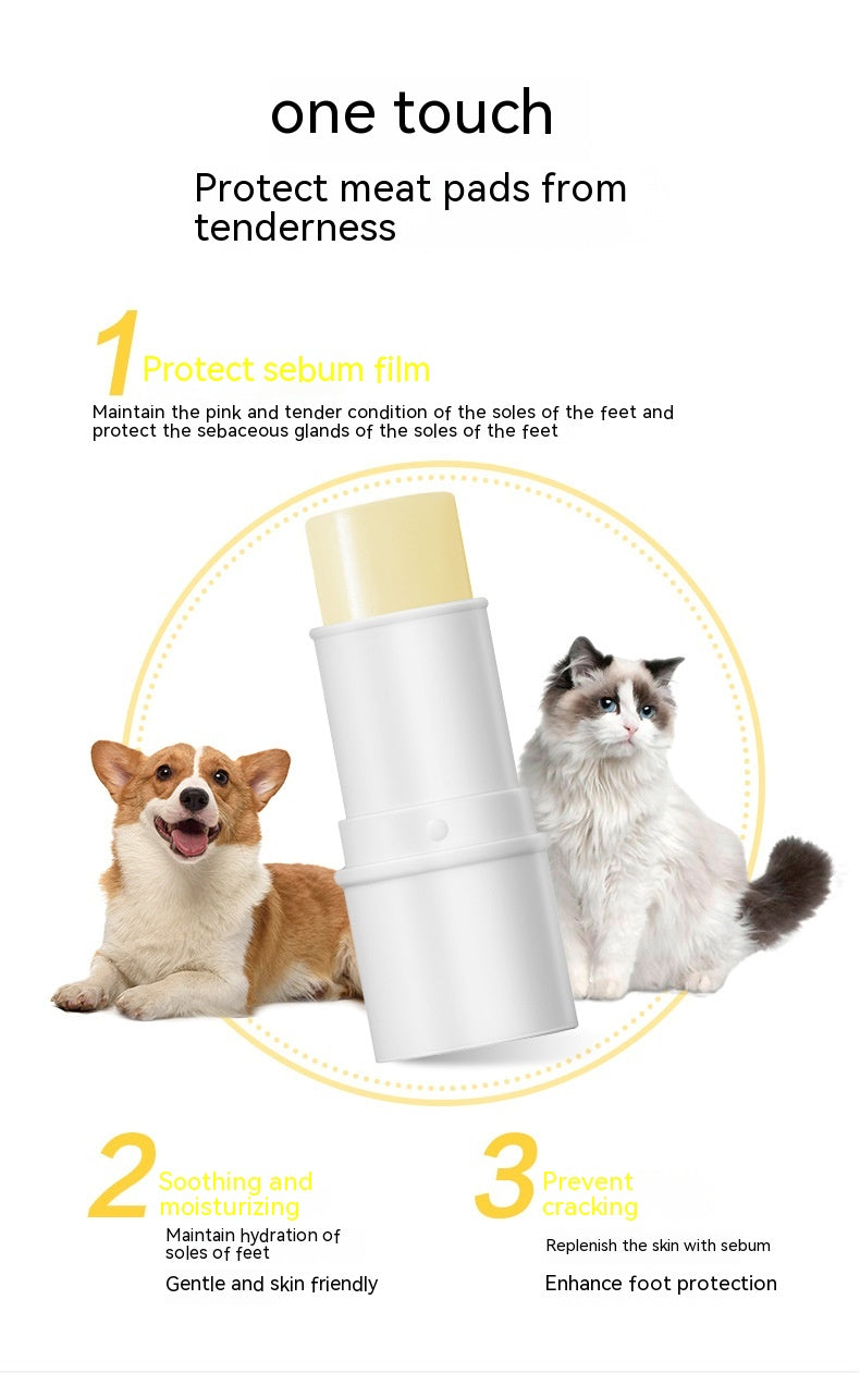 KFX-4235709 Pet Foot Cream for Dryness and Cracking Care, Moisturizing Formula for Paw Pads and Nose Tips, 6g