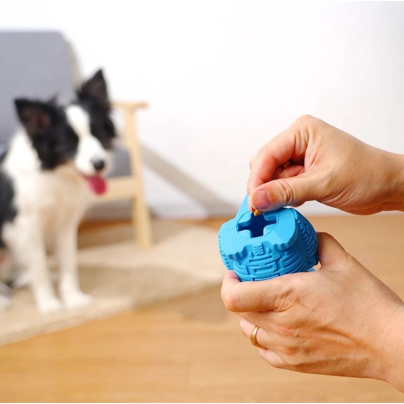 KFX-4238653 Leak-Proof Dinosaur Dog Toy in Various Colors for Long-Lasting Chewing Fun