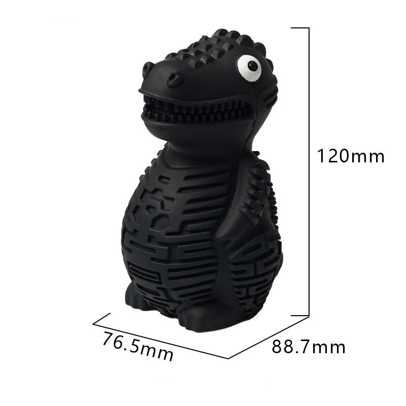 KFX-4238653 Leak-Proof Dinosaur Dog Toy in Various Colors for Long-Lasting Chewing Fun