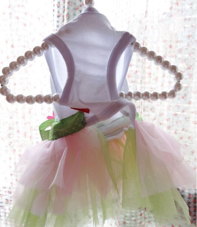 KFX-4241981 Spring and Summer Cotton Princess Skirt for Female Teddy Dogs