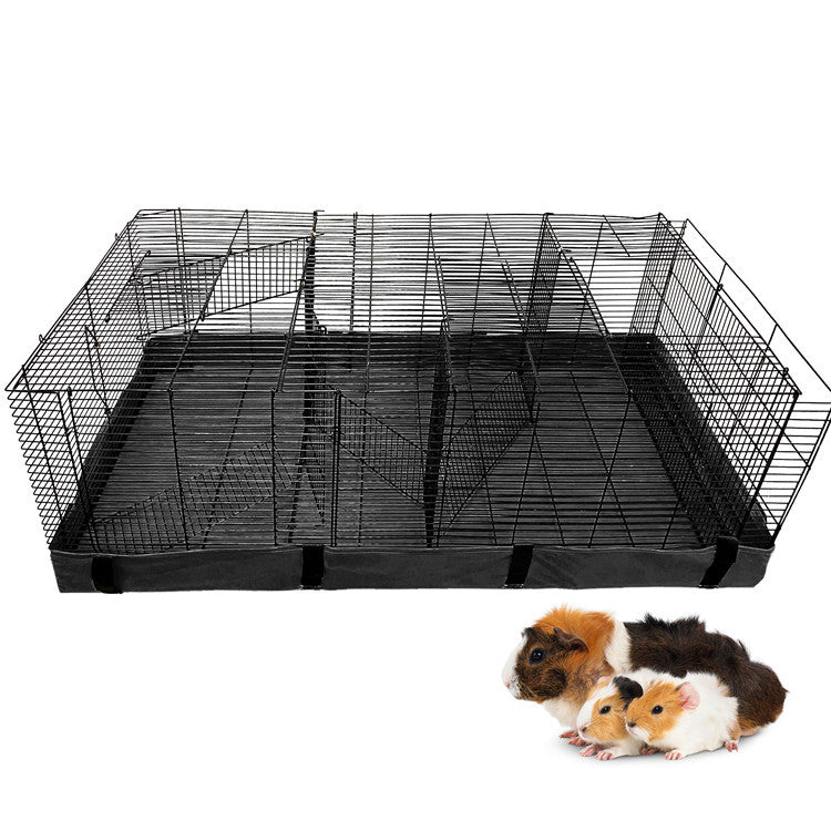 KFX-4247229 Durable Blue Waterproof Cover for Hamster and Guinea Pig Cages, 47 x 24 x 3.7 inches