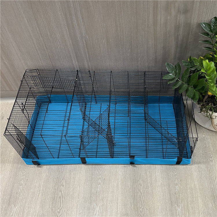 KFX-4247229 Durable Blue Waterproof Cover for Hamster and Guinea Pig Cages, 47 x 24 x 3.7 inches