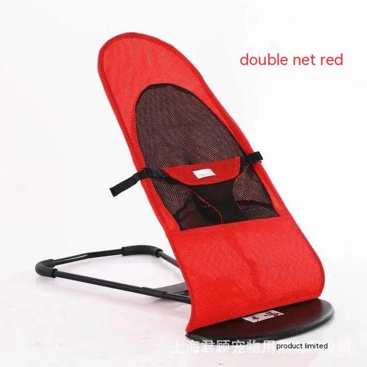 KFX-4247997 Portable Dog Rocking Chair with Comfortable Cushion - 78x39x42cm