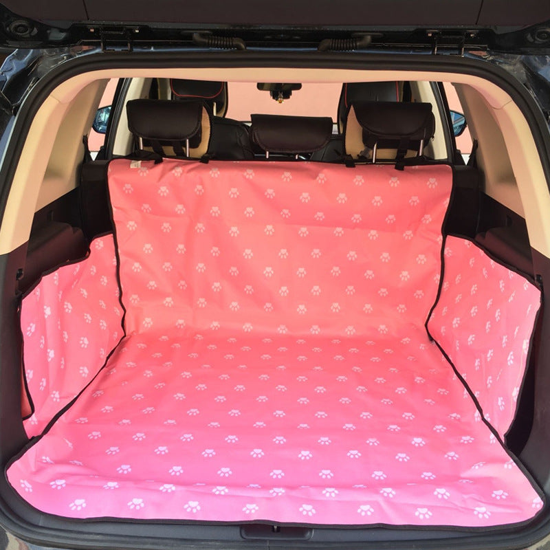 KFX-4251197 Waterproof Dog Car Seat Cover with Safety Buckle and Zipper for Large and Medium Pets