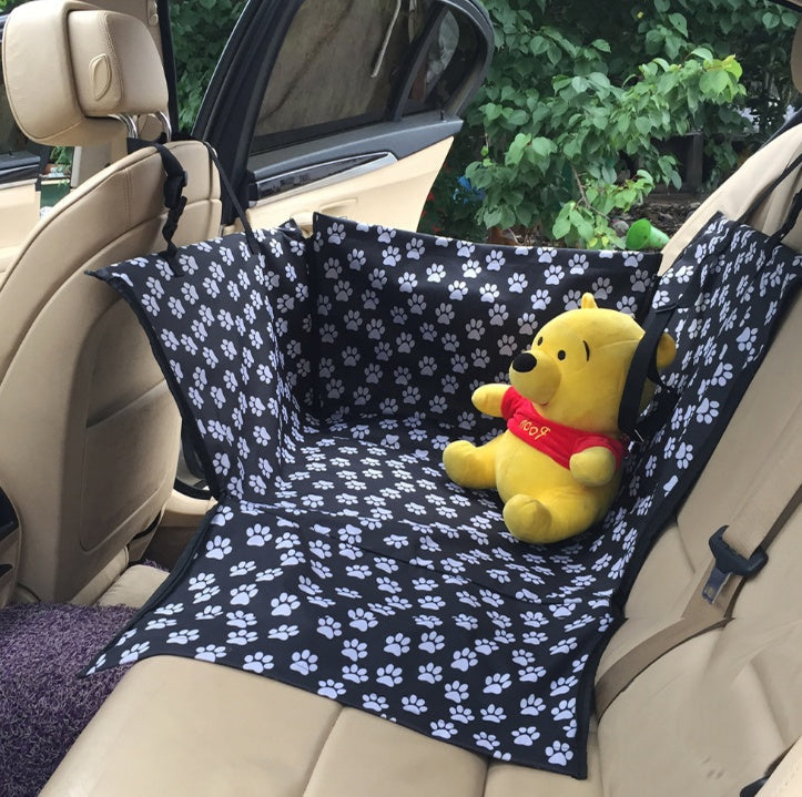 KFX-4251197 Waterproof Dog Car Seat Cover with Safety Buckle and Zipper for Large and Medium Pets