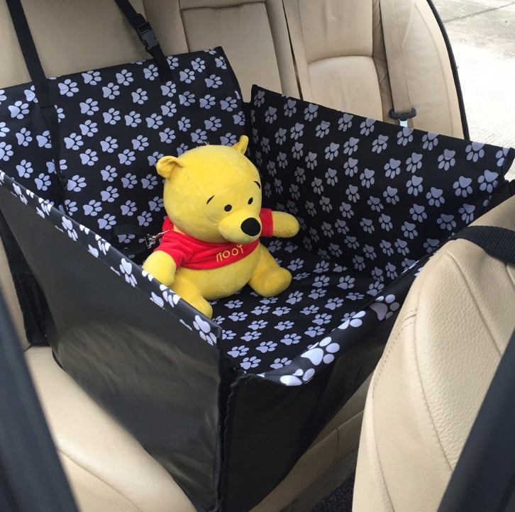 KFX-4251197 Waterproof Dog Car Seat Cover with Safety Buckle and Zipper for Large and Medium Pets