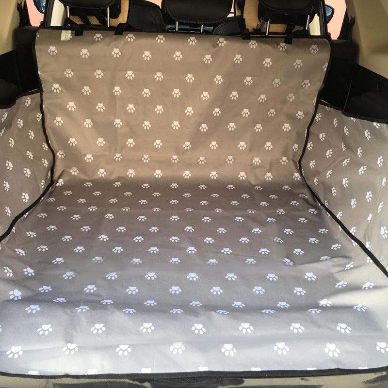 KFX-4251197 Waterproof Dog Car Seat Cover with Safety Buckle and Zipper for Large and Medium Pets