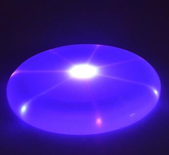 KFX-4255933 LED Flying Saucer Spin Disk Toy with Colorful Lights - Outdoor Fun Adventure