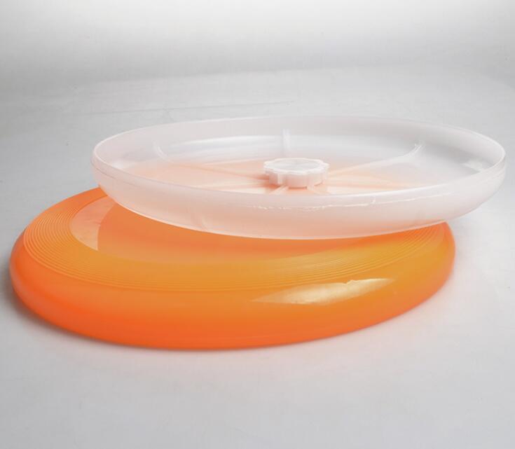 KFX-4255933 LED Flying Saucer Spin Disk Toy with Colorful Lights - Outdoor Fun Adventure