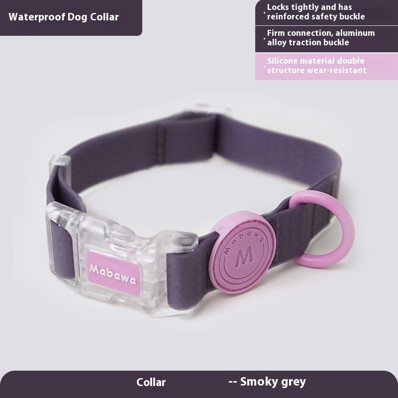 KFX-4262845 Durable Nylon Dog Collar and Hand-Holding Rope in Multiple Colors