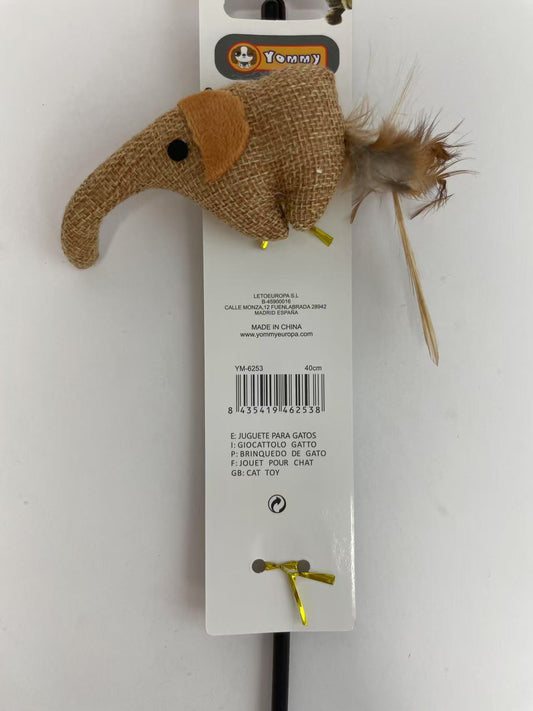 KFX-4265661 Interactive Elephant Cat Teasing Stick for Engaging Playtime