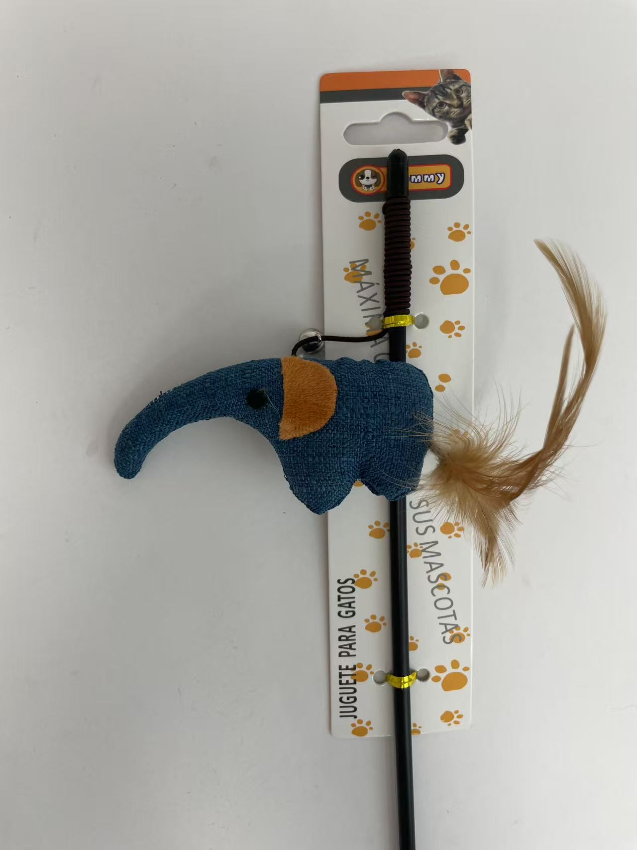 KFX-4265661 Interactive Elephant Cat Teasing Stick for Engaging Playtime