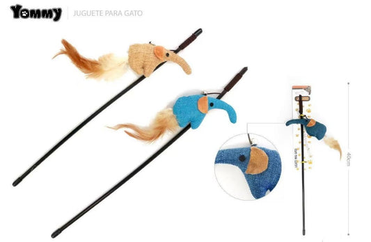 KFX-4265661 Interactive Elephant Cat Teasing Stick for Engaging Playtime