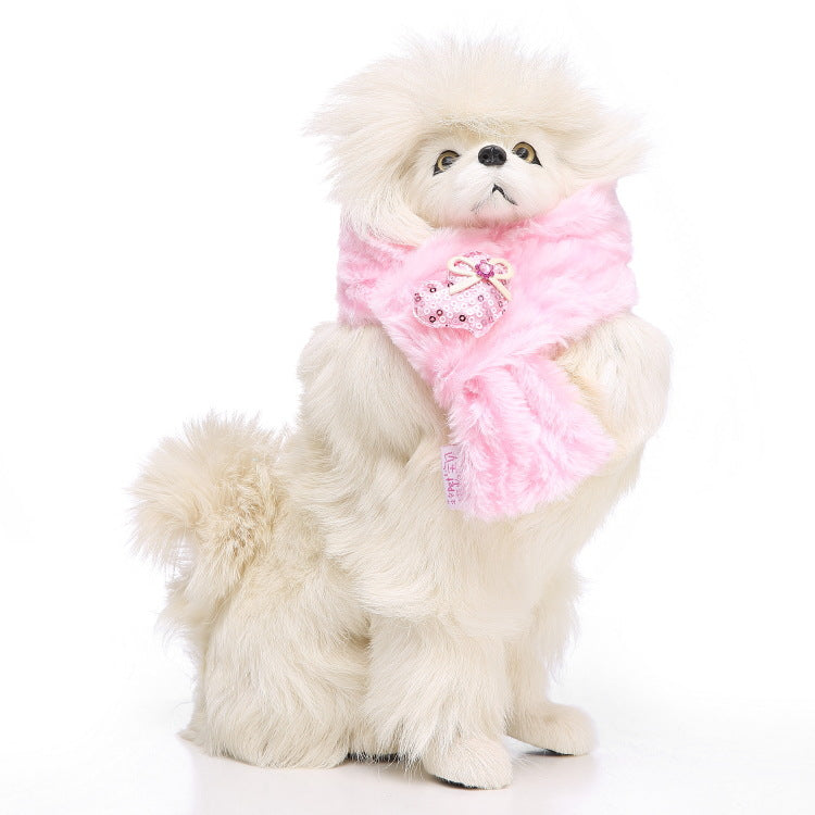 KFX-4268221 Casual Polyester Pet Dog Bib - Available in Sizes S, M, L for All Seasons