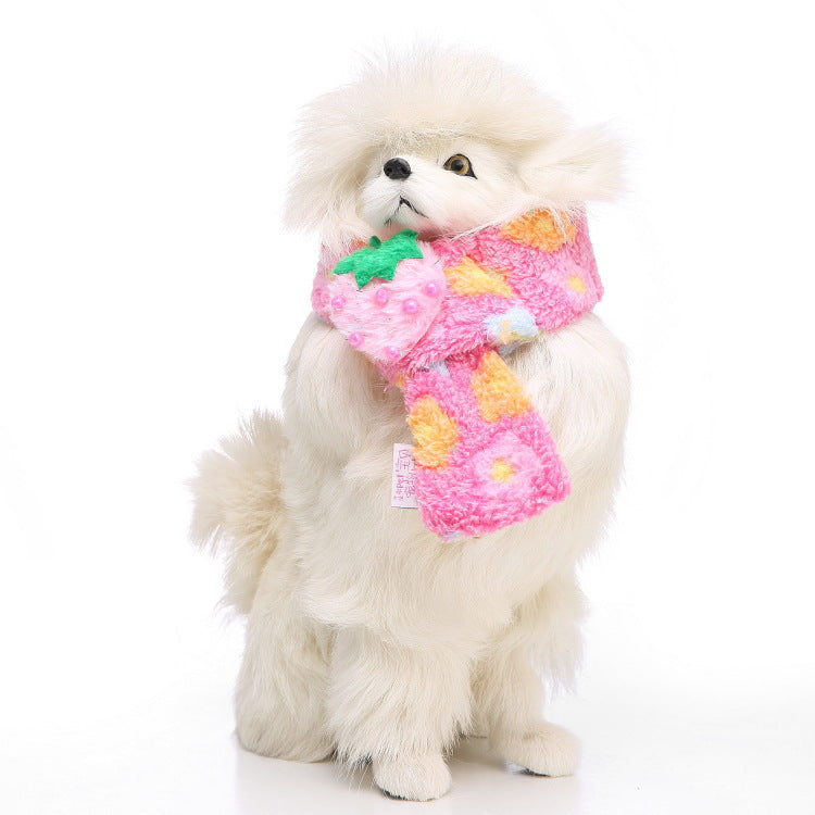 KFX-4268221 Casual Polyester Pet Dog Bib - Available in Sizes S, M, L for All Seasons