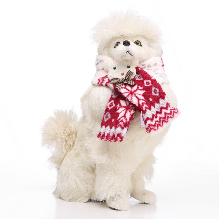 KFX-4268221 Casual Polyester Pet Dog Bib - Available in Sizes S, M, L for All Seasons