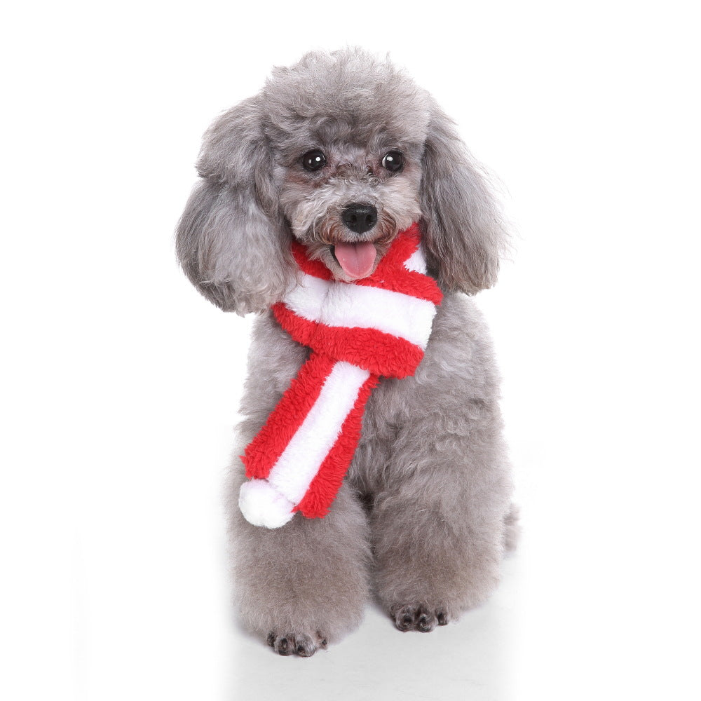 KFX-4268221 Casual Polyester Pet Dog Bib - Available in Sizes S, M, L for All Seasons