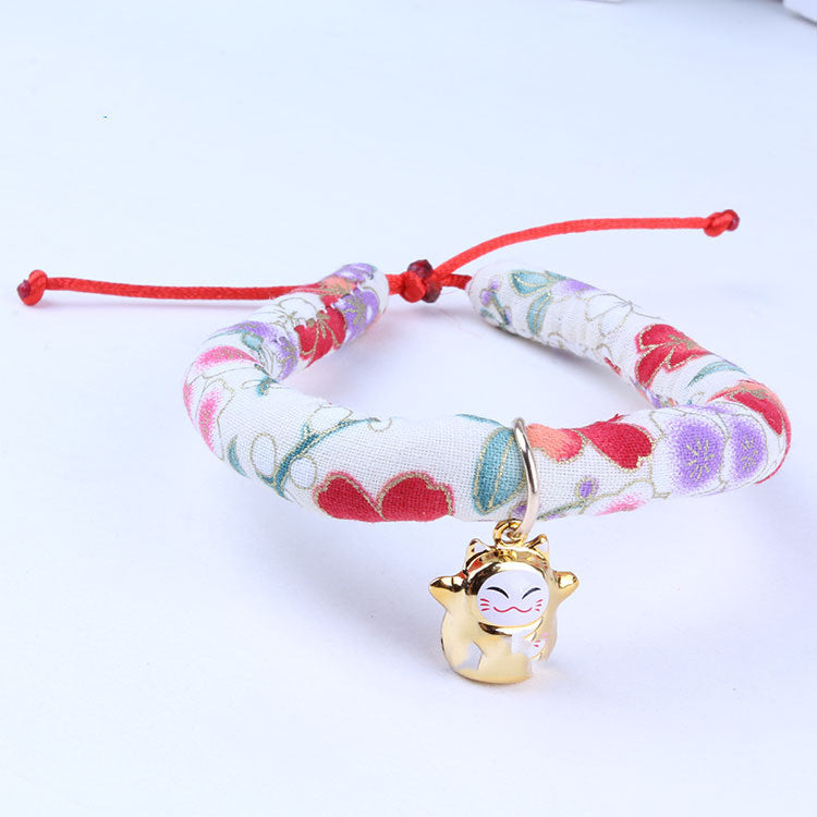 KFX-4268605 Adjustable Cloth Collars for Cats and Small Dogs - XS, S, M, L Sizes Available