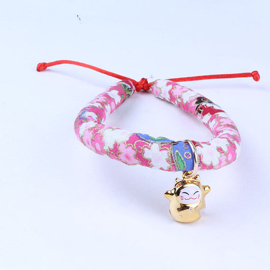 KFX-4268605 Adjustable Cloth Collars for Cats and Small Dogs - XS, S, M, L Sizes Available