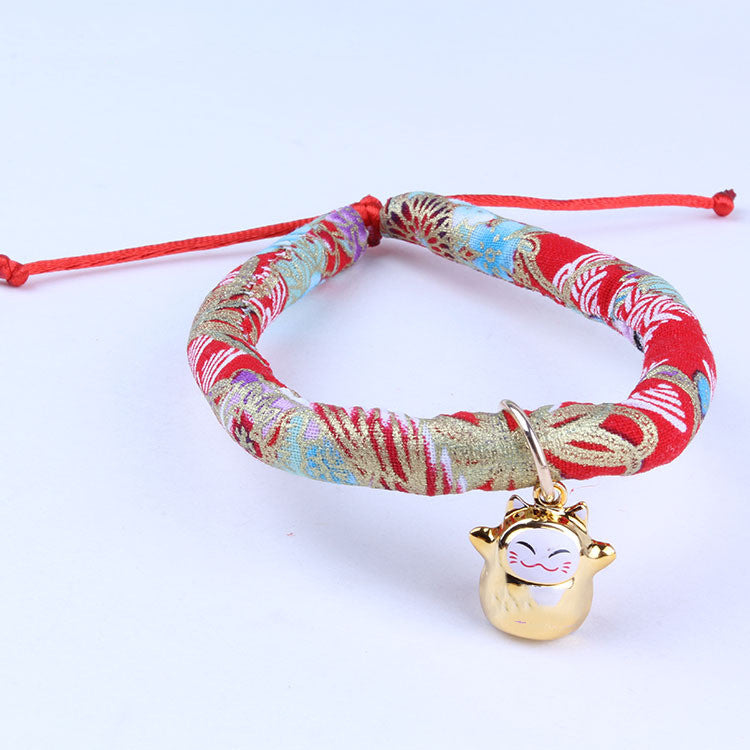 KFX-4268605 Adjustable Cloth Collars for Cats and Small Dogs - XS, S, M, L Sizes Available